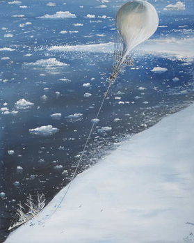 Reproducción de arte Antarctica's first Aeronaut Captain Scott 4th February 1902, 2005