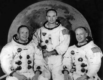 Kunstfotografi Apollo 11: astronauts