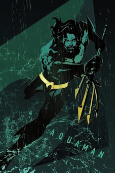 Umjetnički plakat Aquaman - God of Sea
