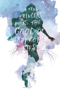 Арт печат Aquaman - Princess Meera Watercolour