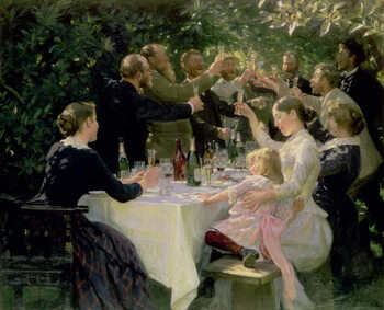 Kunsttryk Artists' Party at Skagen, 1888