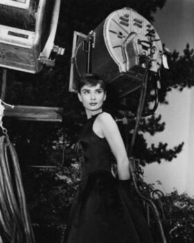 Konstfotografering Audrey Hepburn