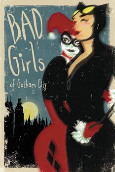 Poster de artă Bad Girls of Gotham City