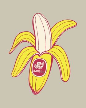 Művészi plakát Banana