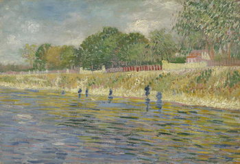 Konsttryck Bank of the Seine, 1887