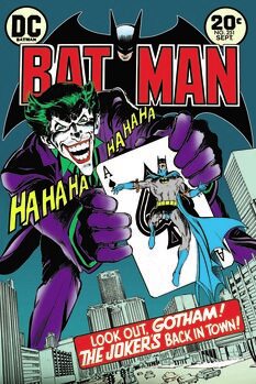 Művészi plakát Batman and Joker - Comic Cover