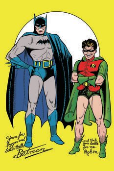 Арт печат Batman and Robin - Comics