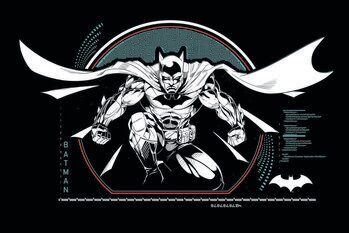 Kunstplakat Batman - Bat-tech