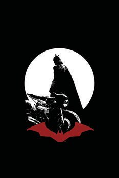 Umjetnički plakat Batman - Batcycle