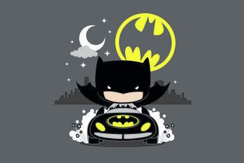Druk artystyczny Batman -Chibi