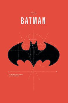 Poster de artă Batman - Emblem