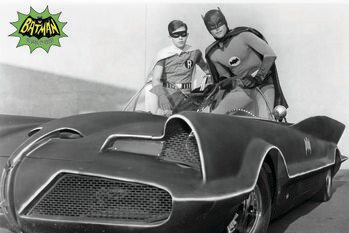 Druk artystyczny Batmobile 1966
