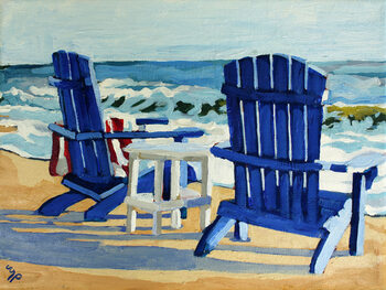 Bildreproduktion Beach Shadows, 2024