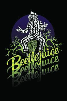 Kunstdruck Beetlejuice - Green roots