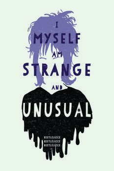 Kunstdruck Beetlejuice - Strange & unusual