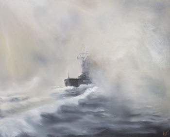 Festmény reprodukció Bismarck evades her persuers May 25th 1941, 2005,