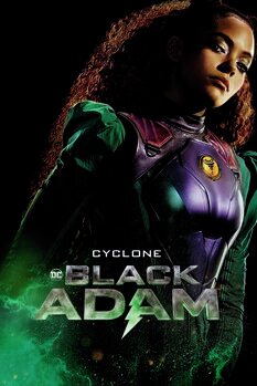 Kunsttryk Black Adam - Cyclone