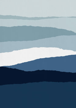Ilustracja Blue Abstract II