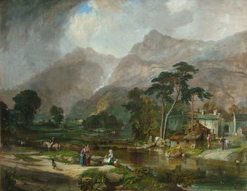 Borrowdale, 1846 Kunstdruk