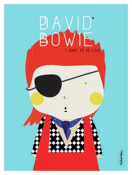 Kunstafdruk Bowie