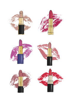 илюстрация Brand Lipstick