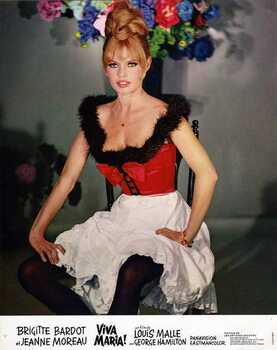 Konstfotografering Brigitte Bardot in “Viva Maria”, 1965