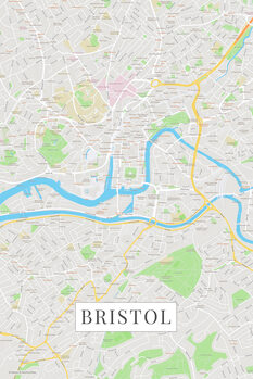 Mapa Bristol color