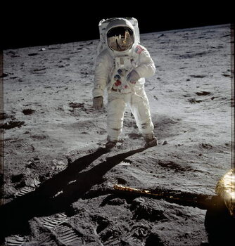 Umjetnička fotografija Buzz' Aldrin, Apollo 11, 20 July 1969