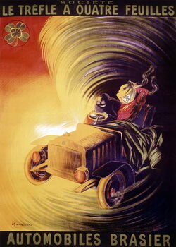 Reproduction de Tableau Advertisement by Leonetto Cappiello for the Brasier cars in France around 1900