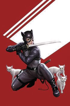 Konsttryck Catwoman - Cats