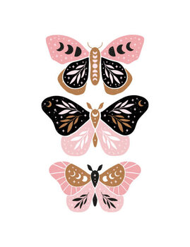 Ilustrace Celestial butterfly vector illustration.