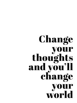 Ilustrácia Change your thoughts