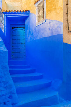 Kunstfoto Chefchaouen Morocco The Blue City