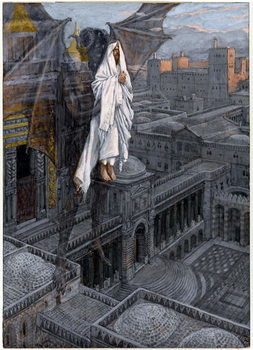 Kunsttryk Christ Borne Up unto a Pinnacle of the Temple