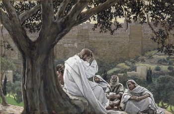 Konsttryck Christ Foretelling the Destruction of the Temple