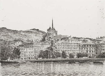 Obrazová reprodukce City of Geneva, 2011,