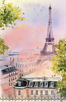 Illustration city of Paris