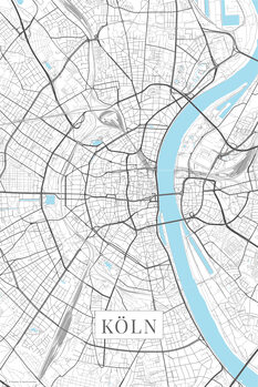 Mapa Cologne white
