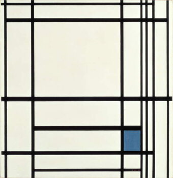 Umelecká tlač Composition in Lines and Colour: III