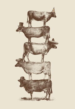Fine Art Print Cow Cow Nuts