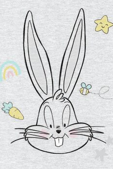 Umelecká tlač Cute Bugs Bunny