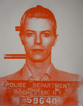 Festmény reprodukció David Bowie, 2016