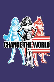 Арт печат DC Comics - Change the World