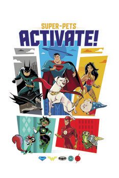 Druk artystyczny DC League of Super-Pets - Activate