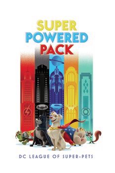 Арт печат DC League of Super-Pets - Powered pack