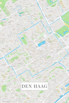 Den Haag color Térképe