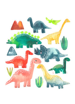 Ilustrácia Dinosaur