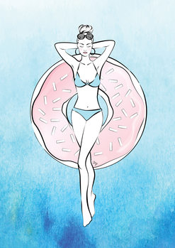 Ilustrare Donut Relax