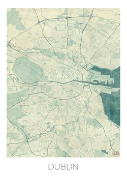 Mapa Dublin