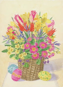 Kunsttryk Easter Basket, 1996